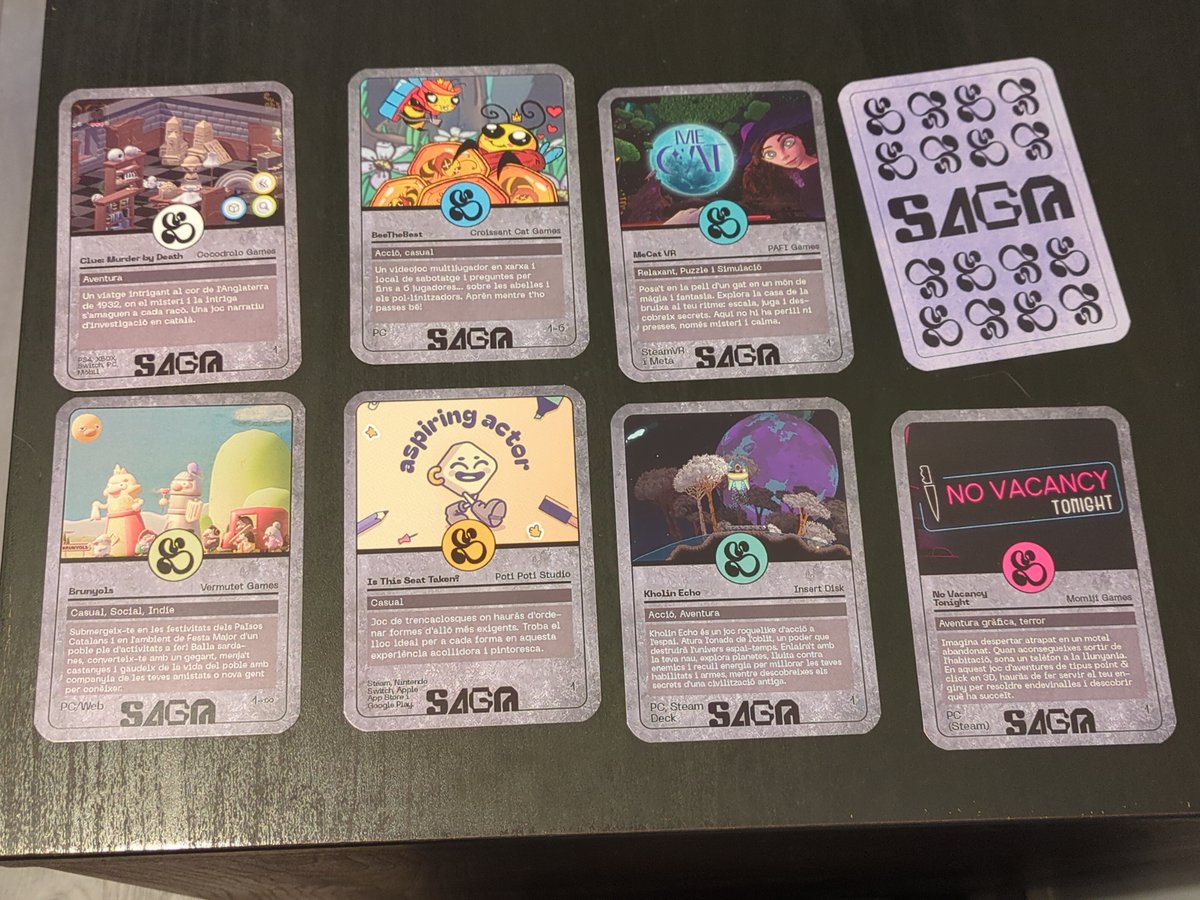 Cartes col·leccionables del SAGA 2025